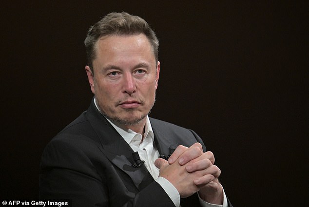 The Grammy winner proceeded to call Musk a 'f**king pathetic p**sy bitch coward'
