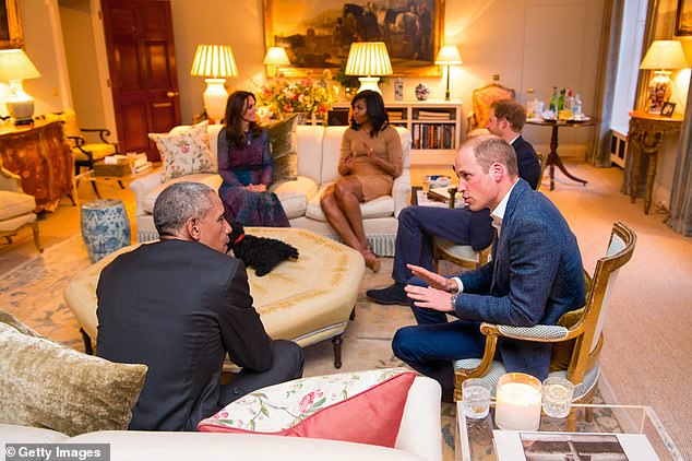 Nottingham Cottage was modest by royal standards while William and Kate were, at that time, based in the much larger Apartment 1A (pictured). A source told Mr Quinn: 'Meghan spotted immediately that Harry wasn’t quite as central to things as his brother'