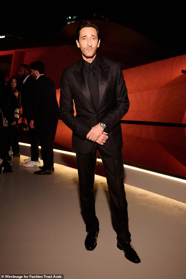 Adrien Brody attends Fashion Trust Arabia 2025 Award Ceremony