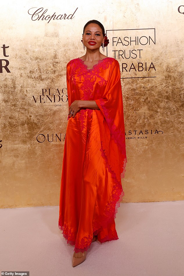 Emma Thynn attends the Fashion Trust Arabia 2025 Awards Ceremony