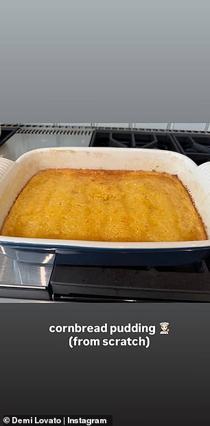 She also offered a few glimpses of the seasonal favorites she had made from scratch, including chocolate pecan pie