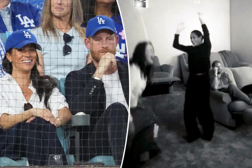 Why Prince Harry wasn’t happy alongside Meghan Markle in Dodgers World Series video Why Prince Harry wasn't happy alongside Meghan Markle in Dodgers World Series video
