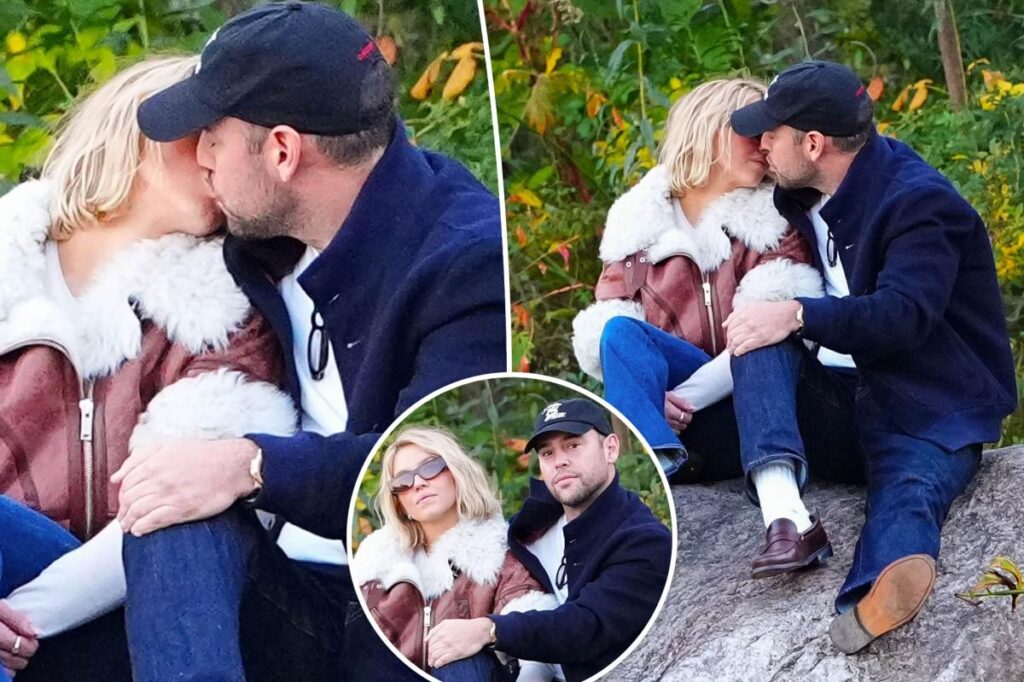 Sydney Sweeney and Scooter Braun make out in Central Park