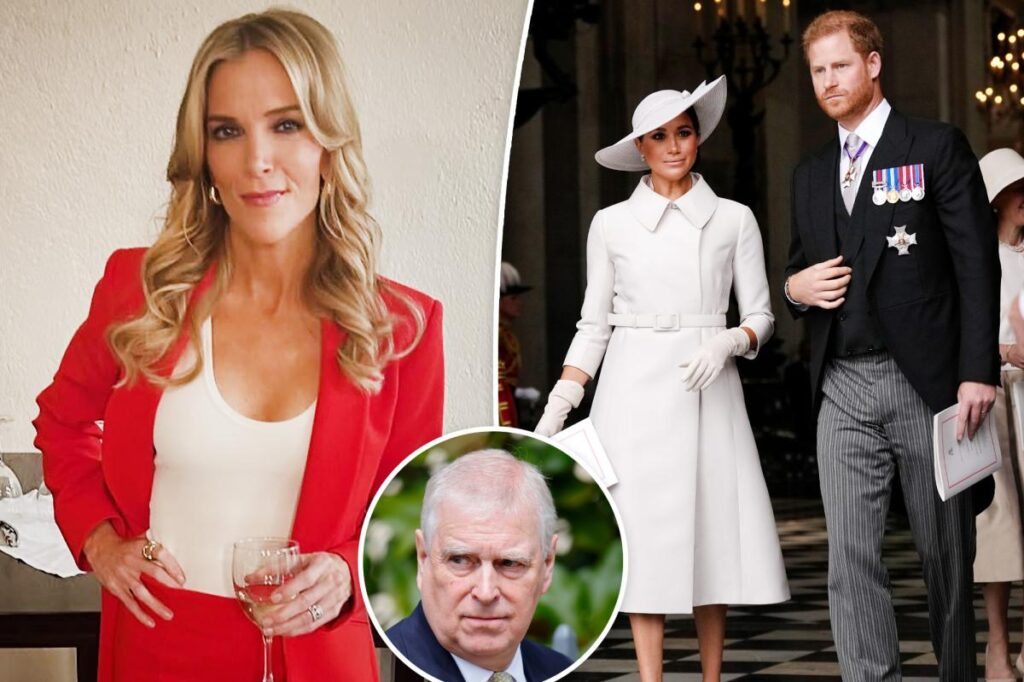 Meghan Markle and Prince Harry are going to ‘lose their titles’ like uncle Andrew, Megyn Kelly predicts Meghan Markle and Prince Harry are going to 'lose their titles' like uncle Andrew, Megyn Kelly predicts