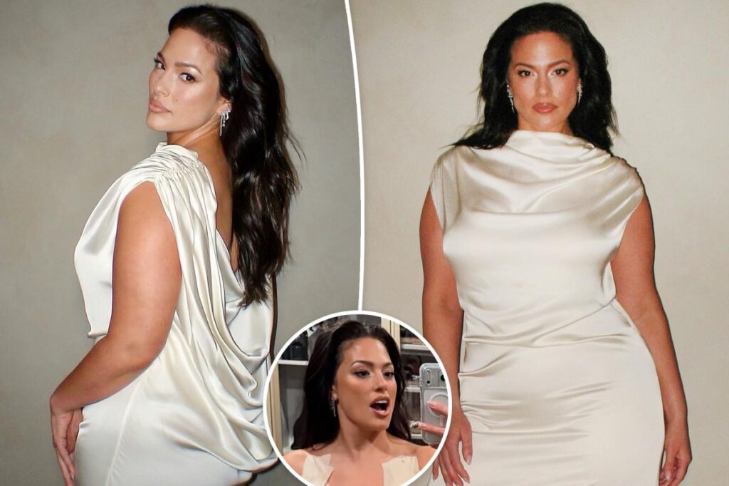 Ashley Graham reveals tons of boob tape under 2025 CFDA Awards dress