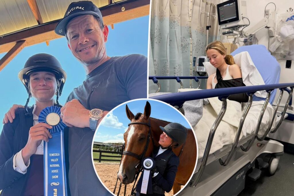 Mark Wahlberg’s daughter Grace, 15, hospitalized after horseback accident Mark Wahlberg’s daughter Grace, 15, hospitalized after horseback accident