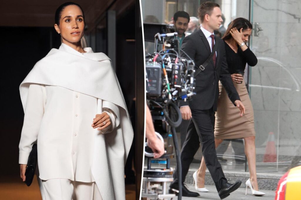 Meghan Markle seen on ‘Close Personal Friends’ set in acting return Meghan Markle seen on 'Close Personal Friends' set in acting return