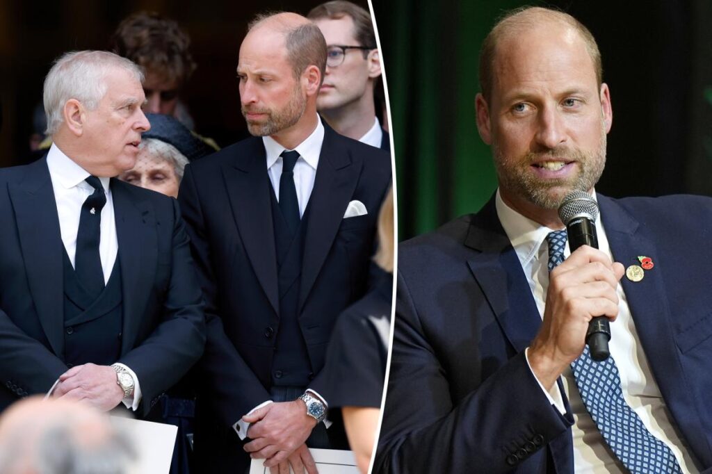 Prince William dodges question about Andrew after uncle loses royal titles