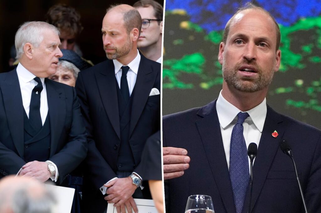 How Prince William reacted when asked about Prince Andrew's stripped titles