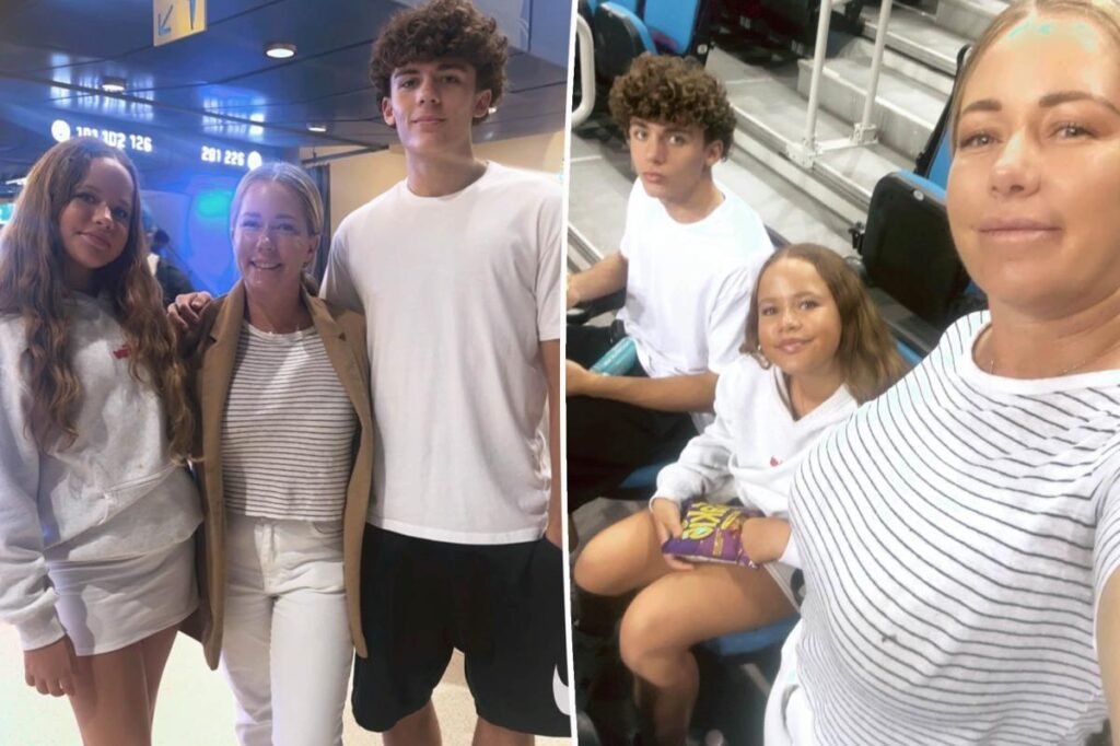 Kendra Wilkinson's son, 15, towers over Playboy alum in rare family photo