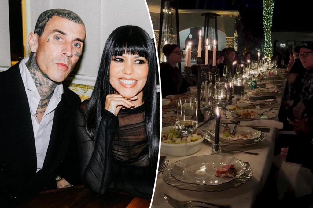 Kourtney Kardashian celebrates Travis Barker's 50th birthday with extravagant dinner