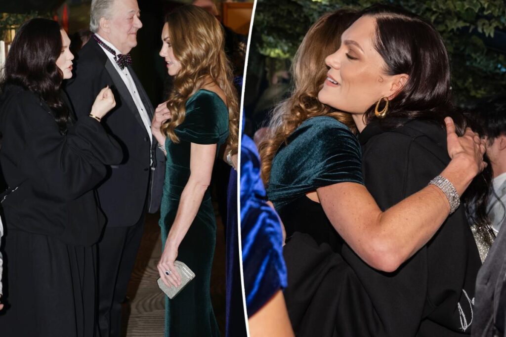 Kate Middleton shares emotional embrace with Jessie J after bonding over cancer journeys
