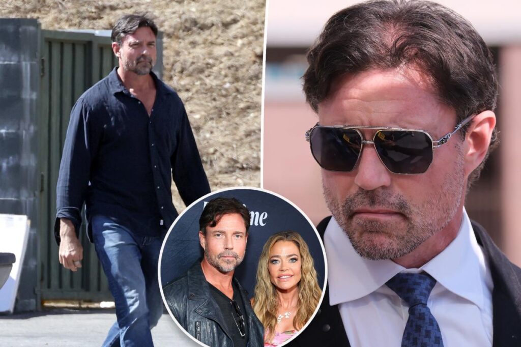 Denise Richards’ ex Aaron Phypers allegedly begging friends for money as he fears he’ll end up homeless Denise Richards' ex Aaron Phypers allegedly begging friends for money as he fears he'll end up homeless