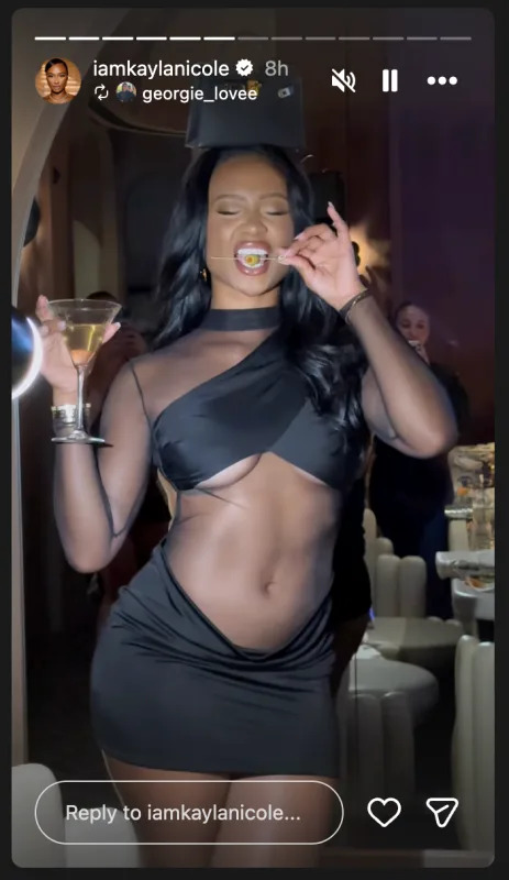 Kayla Nicole birthday outfit.Kayla&sol;IG