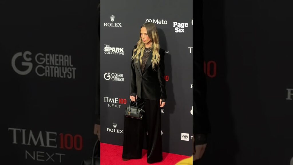 Influencer Hallie Batchelder has arrived to TIME100 Next in NYC 💫  #shorts