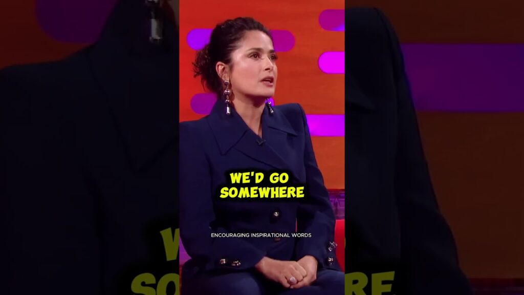 Salma Hayek Funny Prince Story #shorts #funny