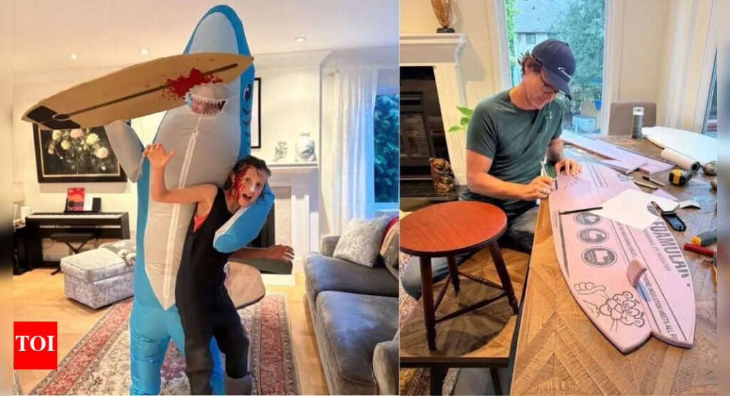 Justin Trudeau dresses as Katy Perry’s ‘Left Shark’ for Halloween, sparking romance buzz | Justin Trudeau dresses as Katy Perry’s ‘Left Shark’ for Halloween, sparking romance buzz |