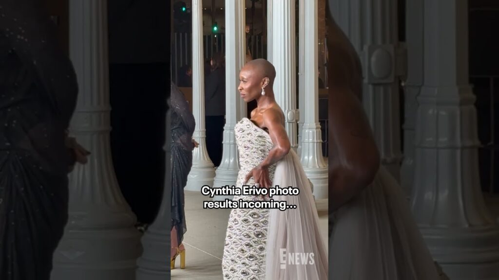Cynthia Erivo is 𝓉𝒽𝒶𝓉 girl at the 2025 LACMA Film+Art Gala. 💚