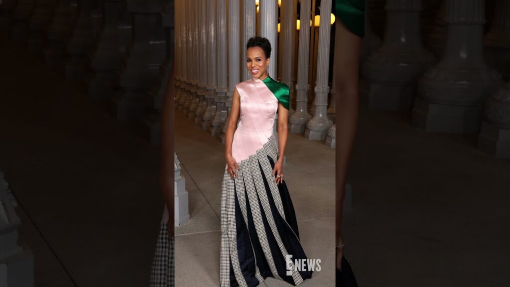 Kerry Washington is all smiles as she arrives to the 2025 LACMA Art+Film Gala.
