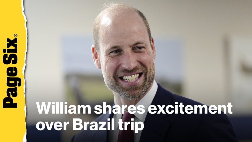 Prince William shares excitement over solo trip to Brazil