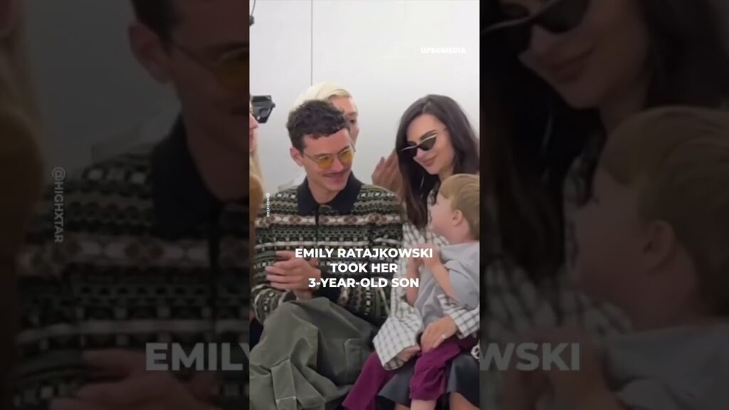 Emily Ratajkowski criticized for taking her son to a fashion show #shorts Emily Ratajkowski criticized for taking her son to a fashion show #shorts