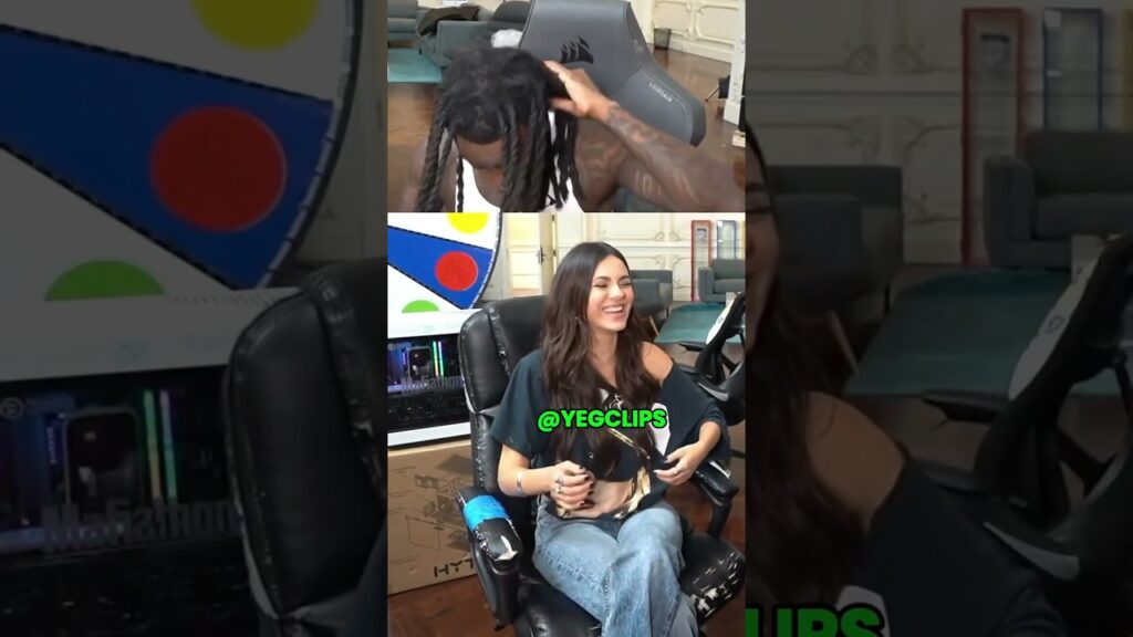 Victoria Justice thought Kai Cenats hair was fake 😂 #kaicenat #victoriajustice #amp