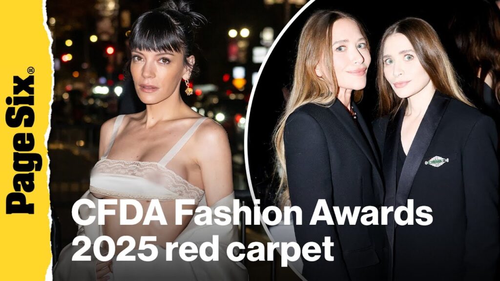 CFDA Fashion Awards 2025: Lily Allen’s sheer revenge dress, Mary Kate & Ashley Olsen + more CFDA Fashion Awards 2025: Lily Allen's sheer revenge dress, Mary Kate & Ashley Olsen + more