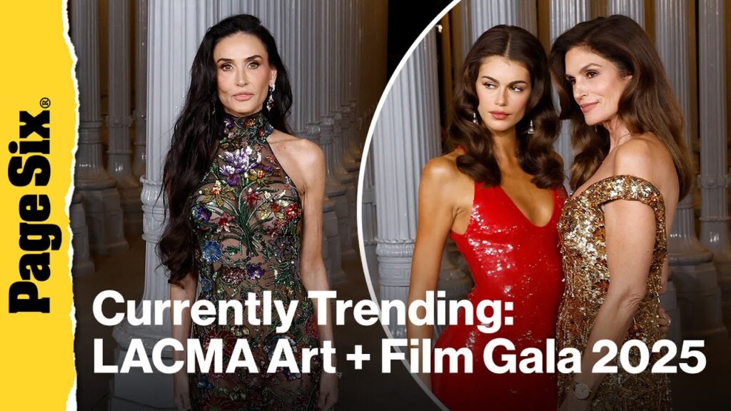 LACMA Art + Film Gala 2025 : Demi Moore, Kaia Gerber, Cindy Crawford & more | Currently Trending
