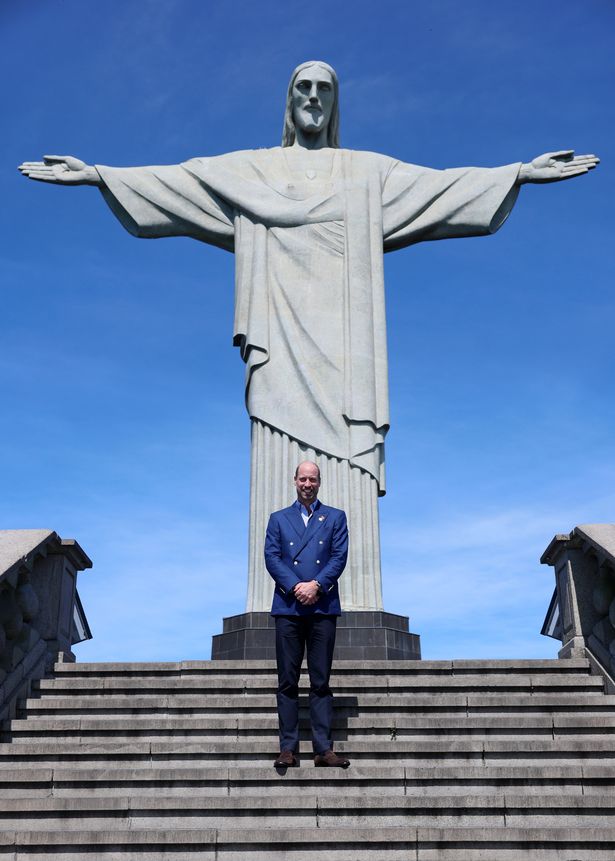 William met his Earthshot Prize finalists at the Rio landmark
