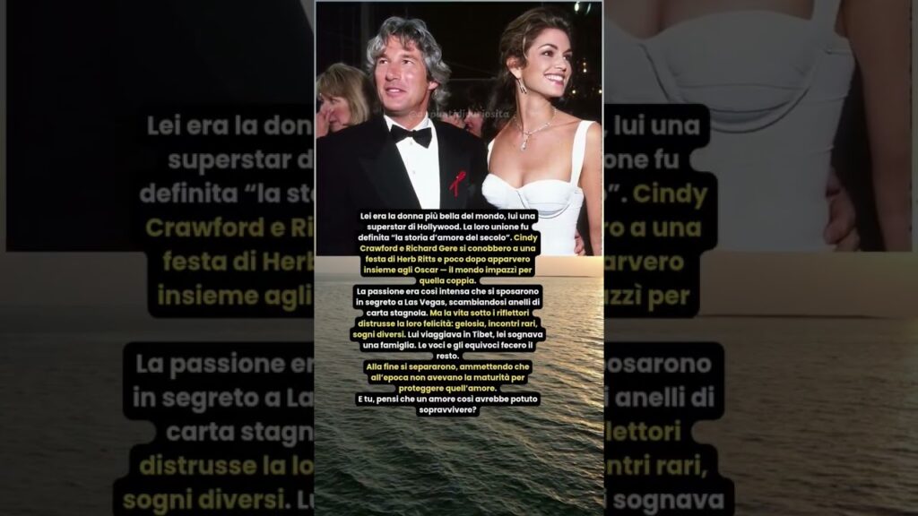 Perché Cindy Crawford e Richard Gere si sono davvero lasciati? 😱❤️