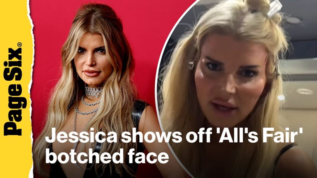 Jessica Simpson proudly shows off botched plastic surgery in ‘All’s Fair’ behind-the-scenes video Jessica Simpson proudly shows off botched plastic surgery in 'All's Fair' behind-the-scenes video