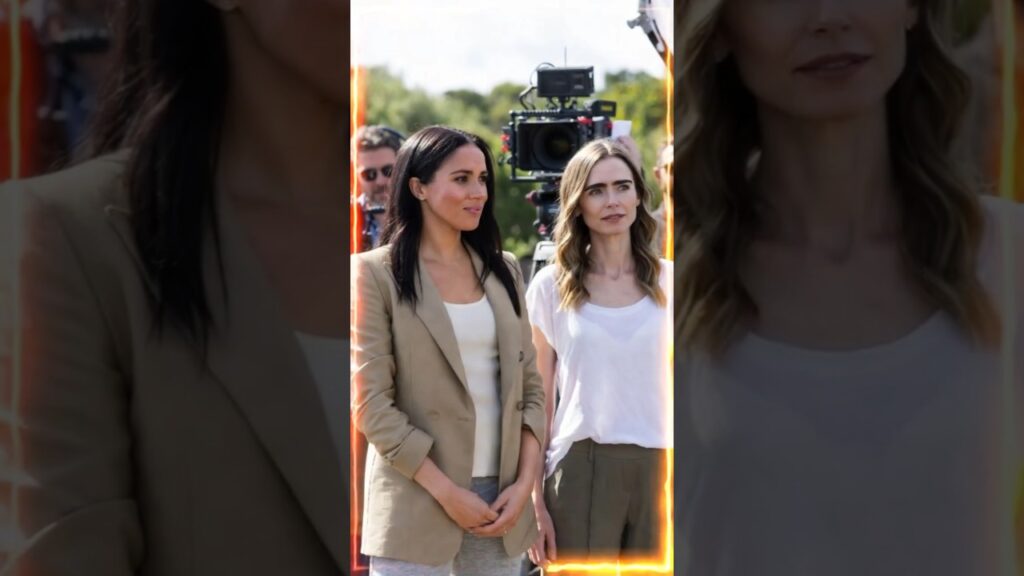 Meghan Markle very excited on set of new film with Lily Collins as she makes return to acting