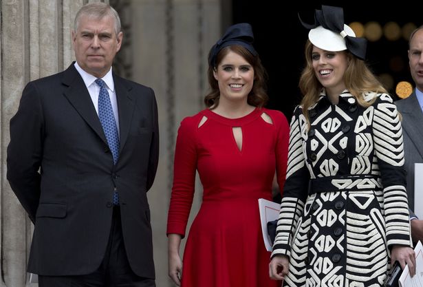 Despite once being the late Queen's rumoured favourite son, Andrew's daughters, Princesses Beatrice and Eugenie are now more senior than him