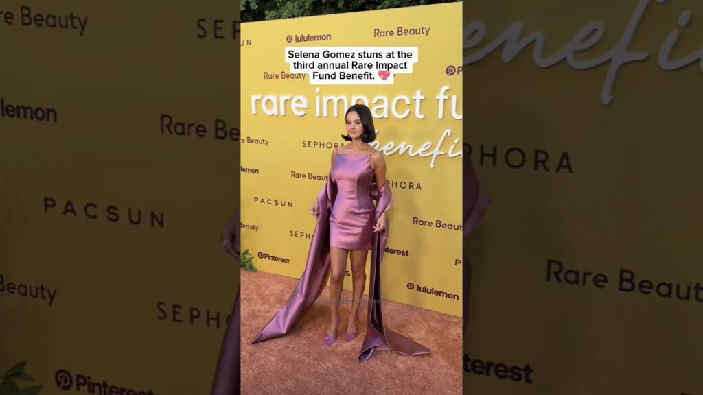 Selena Gomez bring back Old Hollywood glamour. ❤️‍🔥👠 #selenagomez #rareimpactfund #fyp