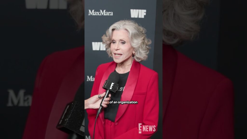 Jamie Lee Curtis was more than deserving of the Jane Fonda Humanitarian Award at WIF Honors.❤️