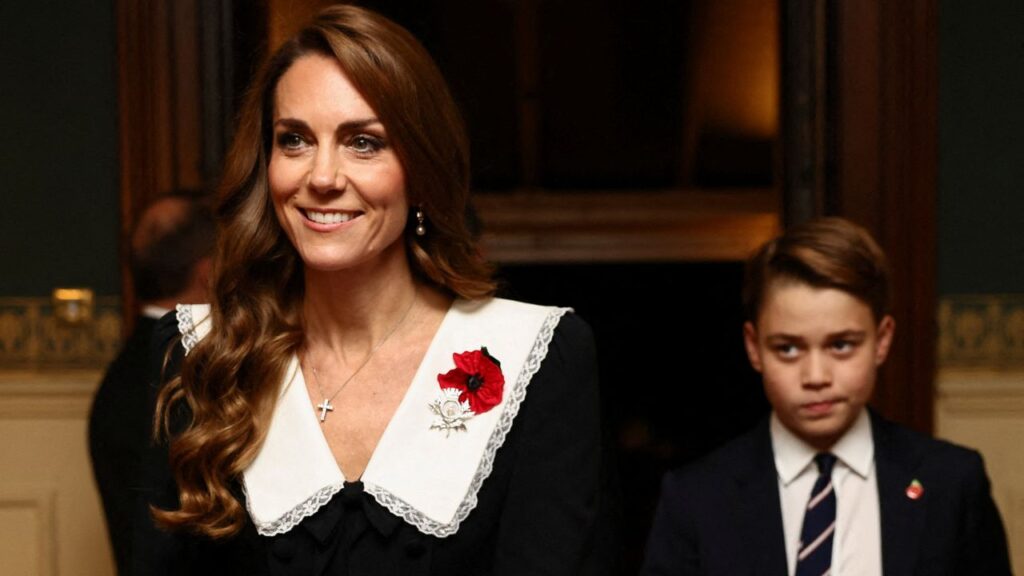 Kate Middleton Channels Princess Diana as Prince George Makes His Festival of Remembrance Debut