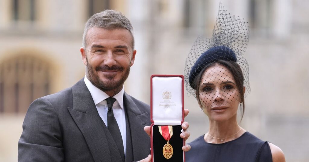Sir David Beckham’s boozy night at pub with celebrity pals as he celebrates knighthood Daily Mirror
