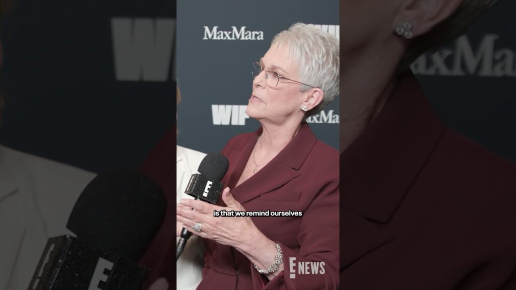 Jamie Lee Curtis on what it means to receive the Jane Fonda Humanitarian Award at the WIF Honors.❤️