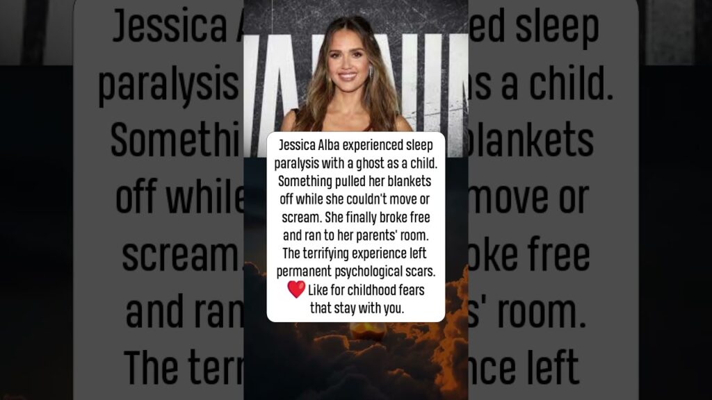 🎬 Jessica Alba's Childhood Terror #news #hollywood #Cinema #history