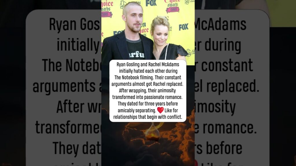 🎬 Ryan Gosling and Rachel McAdams' Hostile Beginning #news #hollywood #Cinema #history