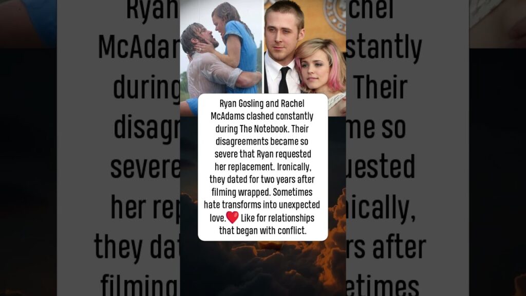 🎬 Ryan Gosling and Rachel McAdams' Hostile Set #news #hollywood #Cinema #history