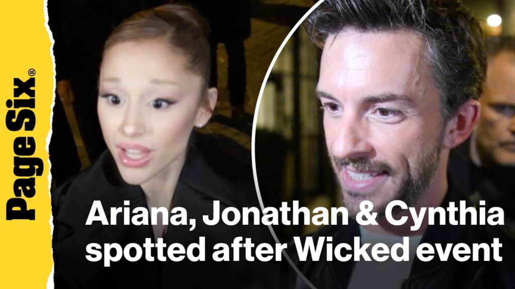 Ariana Grande, Jonathan Bailey and Cynthia Erivo leave Opera Garnier after Wicked event in Paris Ariana Grande, Jonathan Bailey and Cynthia Erivo leave Opera Garnier after Wicked event in Paris