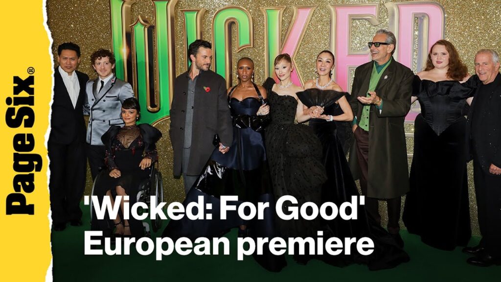 Ariana Grande, Cynthia Erivo, Jonathan Bailey & more attend the 'Wicked: For Good' European premiere