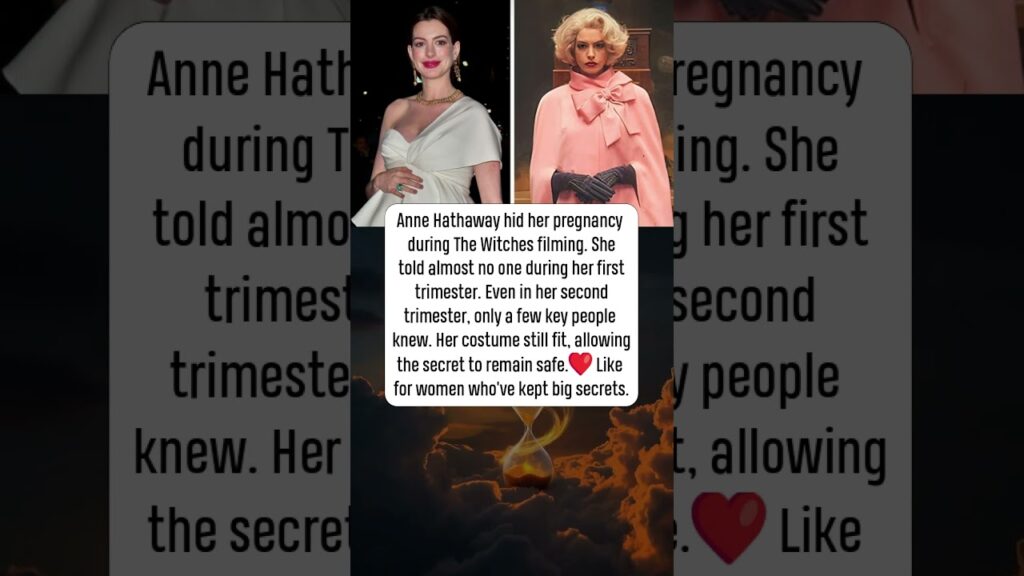 🎬 Anne Hathaway's Secret Pregnancy #news #hollywood #Cinema #history