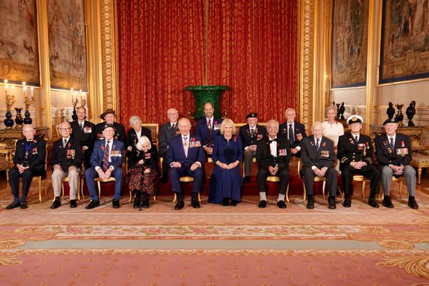 Second World War veterans have been hosted at Windsor Castle