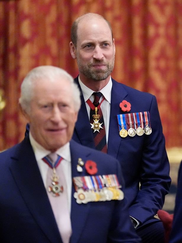 It was unusual to see William and the King both at an event