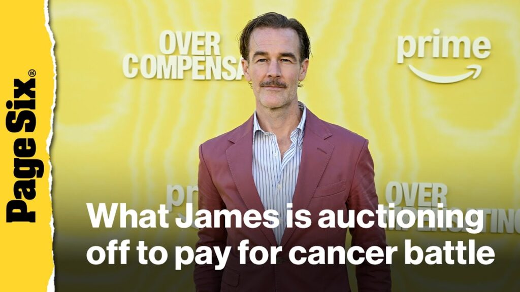This is what James Van Der Beek is auctioning off to help cover costs of cancer battle