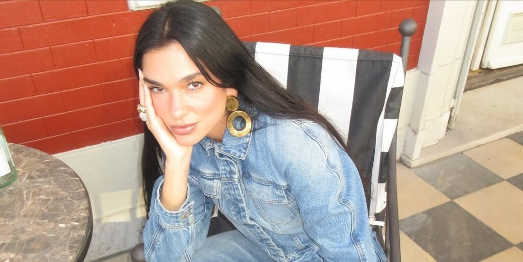 Dua Lipa Pairs All-Denim Look With Striking Leopard-Print Pumps Dua Lipa Pairs All-Denim Look With Striking Leopard-Print Pumps