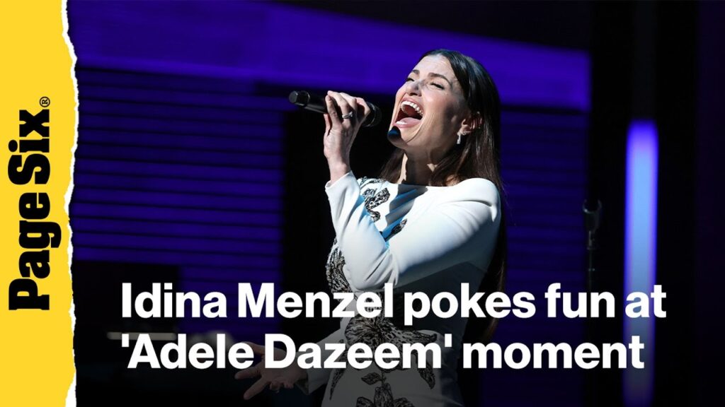 Idina Menzel pokes fun at infamous ‘Adele Dazeem’ moment Idina Menzel pokes fun at infamous 'Adele Dazeem' moment
