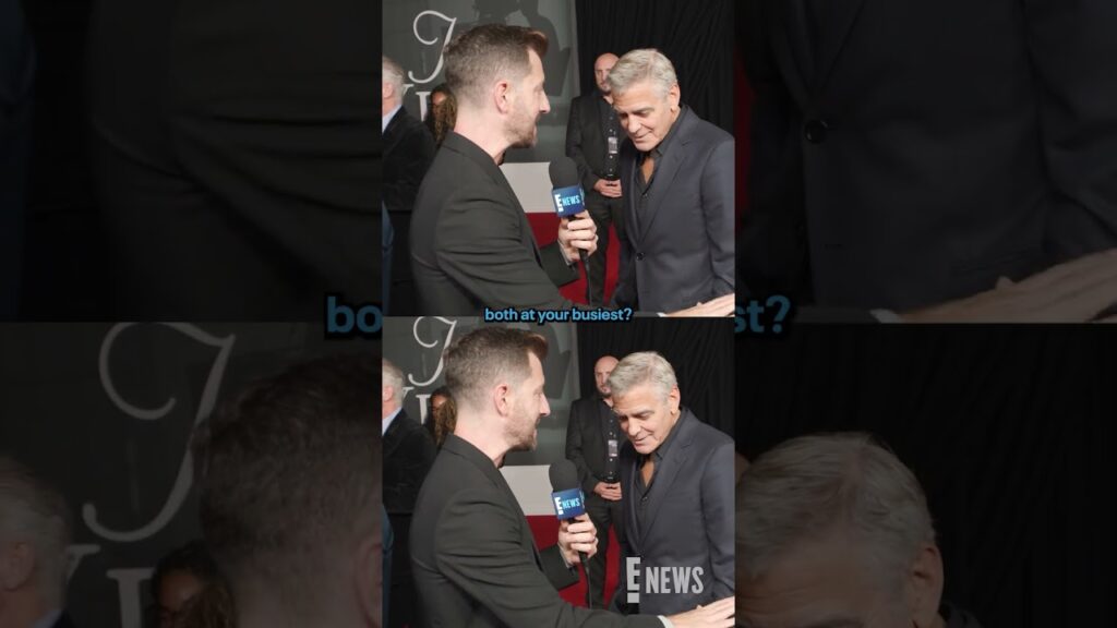 "Just tell them that I was the best Batman."😂 George Clooney has the best parenting advice.